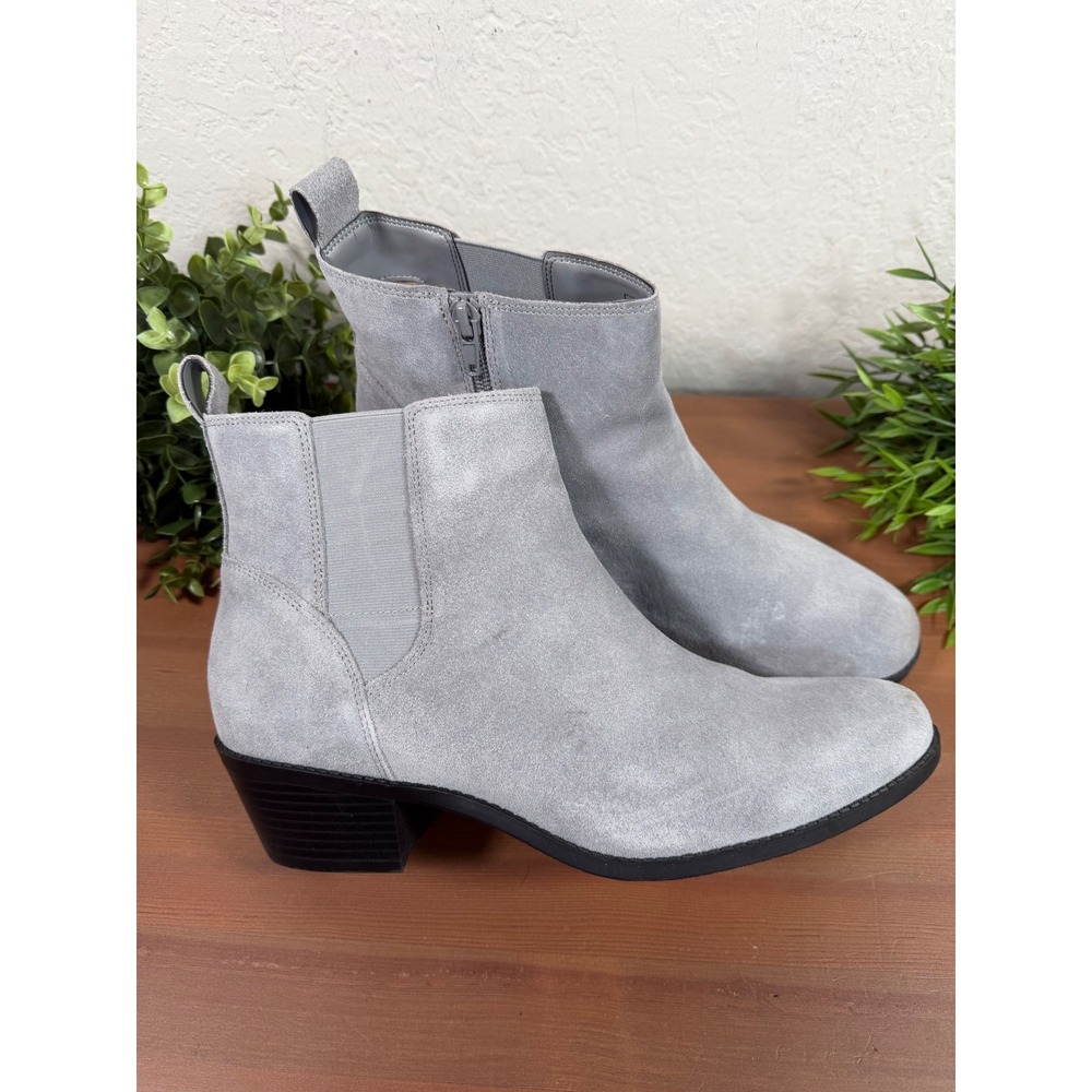 Vionic Women's Roseland Water-Repellent Suede Ankle Boots Size 11